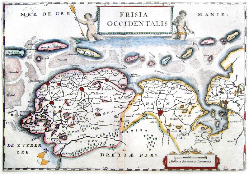 Frisia 1660 Aertsen Friesland en Groningen